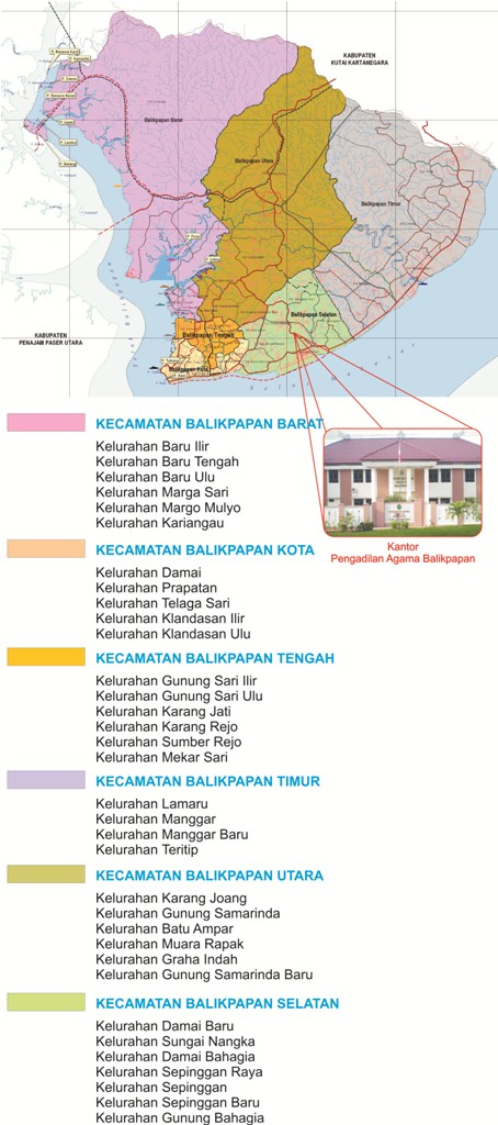  Peta  Kecamatan Balikpapan  Selatan Bali Gates of Heaven